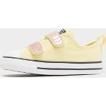 Gelbe Converse Chuck Taylor All Star Low Sneaker mit Glitzer aus Textil leicht für Kinder Größe 19 