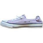 Violette Converse Chuck Taylor All Star Low Sneaker ohne Verschluss für Damen Größe 37 