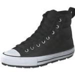 Schwarze Converse Chuck Taylor High Top Sneaker & Sneaker Boots aus Fleece Leicht für Herren Größe 41,5 für den für den Winter 