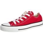 Rote Converse All Star OX Runde Low Sneaker aus Textil für Herren Größe 35 