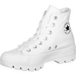 Reduzierte Weiße Converse Chuck Taylor High Top Sneaker & Sneaker Boots mit Schnürsenkel für Damen Größe 39,5 