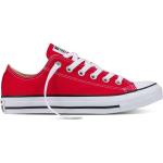 Reduzierte Rote Converse All Star Low Sneaker aus Canvas für Herren Größe 39 