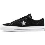 Schwarze Converse CONS One Star Low Sneaker aus Leder für Herren Größe 42,5 
