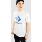 Reduzierte Weiße Streetwear Converse T-Shirts aus Baumwolle für Herren Größe XL 