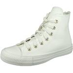 Reduzierte Goldene Converse Chuck Taylor All Star High Top Sneaker & Sneaker Boots aus Leder für Damen Größe 37,5 