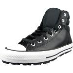 Reduzierte Schwarze Converse Chuck Taylor All Star High Top Sneaker & Sneaker Boots aus Leder für Herren 