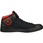 Schwarze Converse Chuck Taylor All Star High Top Sneaker & Sneaker Boots aus Leder für Herren Größe 42 