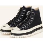 Reduzierte Schwarze Converse Chuck Taylor All Star '70 High Top Sneaker & Sneaker Boots aus Textil für Herren Größe 43 