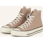 Beige Converse Chuck Taylor All Star '70 High Top Sneaker & Sneaker Boots aus Textil für Kinder 