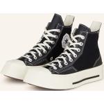 Schwarze Converse Chuck Taylor All Star '70 High Top Sneaker & Sneaker Boots aus Textil für Damen Größe 38 