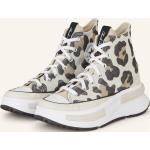 Dunkelgraue Animal-Print Converse High Top Sneaker & Sneaker Boots aus Textil für Herren Größe 40,5 