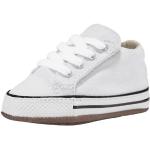 Weiße Converse Chuck Taylor All Star Low Sneaker mit Klettverschluss aus Textil leicht für Kinder Größe 18 