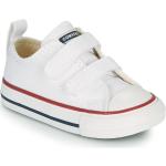Reduzierte Weiße Converse Chuck Taylor All Star Low Sneaker aus Textil für Kinder Größe 26 