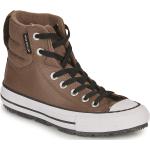 Braune Converse Chuck Taylor All Star High Top Sneaker & Sneaker Boots aus Fleece für Kinder Größe 38 
