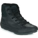 Reduzierte Schwarze Converse Chuck Taylor All Star High Top Sneaker & Sneaker Boots aus Leder für Kinder Größe 31 