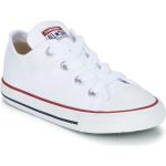 Reduzierte Weiße Converse Chuck Taylor All Star Low Sneaker aus Textil für Kinder Größe 23 