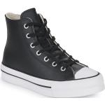 Schwarze Converse Chuck Taylor All Star High Top Sneaker & Sneaker Boots aus Leder für Kinder Größe 35,5 mit Absatzhöhe bis 3cm 