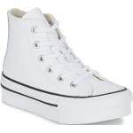 Weiße Converse Chuck Taylor All Star High Top Sneaker & Sneaker Boots aus Leder für Kinder Größe 31 mit Absatzhöhe 3cm bis 5cm 