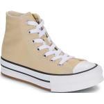Reduzierte Beige Converse Chuck Taylor All Star High Top Sneaker & Sneaker Boots aus Textil für Kinder Größe 34 mit Absatzhöhe bis 3cm 
