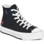 Schwarze Converse Chuck Taylor All Star High Top Sneaker & Sneaker Boots aus Textil für Kinder Größe 35,5 