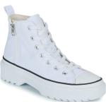 Weiße Converse Chuck Taylor All Star High Top Sneaker & Sneaker Boots aus Textil für Kinder Größe 38 mit Absatzhöhe bis 3cm 