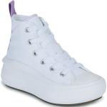Weiße Converse Chuck Taylor All Star High Top Sneaker & Sneaker Boots aus Textil für Kinder Größe 27 mit Absatzhöhe 3cm bis 5cm 