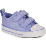 Reduzierte Violette Converse Chuck Taylor All Star Low Sneaker aus Textil für Kinder Größe 20 