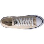 Sandfarbene Converse Chuck Taylor All Star Low Sneaker in Normalweite aus Textil atmungsaktiv für Herren Größe 44 