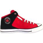 Schwarze Converse Chuck Taylor All Star High Top Sneaker & Sneaker Boots aus Leder für Herren Größe 44 