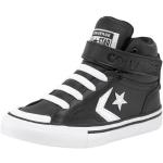 Schwarze Converse CONS Pro Blaze High Top Sneaker & Sneaker Boots mit Klettverschluss aus Leder Leicht für Kinder Größe 34 