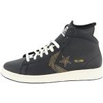 Schwarze Converse CONS Pro High Top Sneaker & Sneaker Boots aus Leder für Herren Größe 38,5 