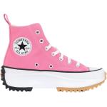 Reduzierte Pinke Converse Run Star Hike High Top Sneaker & Sneaker Boots aus Canvas für Damen Größe 38 