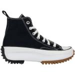 Reduzierte Schwarze Converse Run Star Hike High Top Sneaker & Sneaker Boots aus Canvas für Damen 