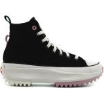 Reduzierte Schwarze Converse Run Star Hike High Top Sneaker & Sneaker Boots aus Textil für Herren 