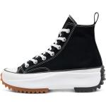 Schwarze High Top Sneaker & Sneaker Boots in Normalweite aus Textil leicht für Damen für den für den Herbst 