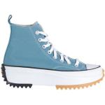 Reduzierte Blaue Converse Run Star Hike High Top Sneaker & Sneaker Boots mit Schnürsenkel aus Stoff für Damen Größe 40,5 