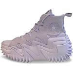 Violette Bestickte Converse Run Star Motion Bio High Top Sneaker & Sneaker Boots aus Canvas für Damen Größe 41 