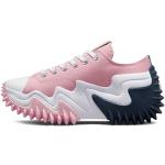 Converse Run Star Motion Ox Plateau Sneaker, Sunrise Pink/Marineblau/Weiß, 7 Women/5.5 Men