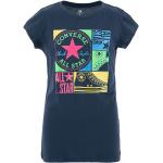 Reduzierte Dunkelblaue Converse Rundhals-Ausschnitt Printed Shirts für Kinder & Druck-Shirts für Kinder aus Baumwolle für Mädchen Größe 110 