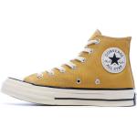 Reduzierte Gelbe Converse Low Sneaker aus Textil für Damen Größe 39,5 