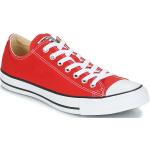 Reduzierte Rote Converse Chuck Taylor All Star Low Sneaker aus Textil für Damen Größe 39 