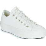 Reduzierte Weiße Converse Chuck Taylor All Star Low Sneaker für Damen Größe 36 mit Absatzhöhe 3cm bis 5cm 