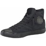 Schwarze Converse Chuck Taylor All Star High Top Sneaker & Sneaker Boots aus Canvas für Herren Größe 39,5 