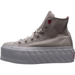 Graue Converse All Star Hi High Top Sneaker & Sneaker Boots für Damen Größe 40 