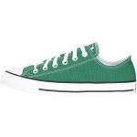 Reduzierte Grüne Converse Low Sneaker aus Canvas für Damen Größe 42,5 für den für den Sommer 