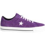 Violette Converse CONS One Star Low Sneaker mit Schnürsenkel aus Veloursleder für Herren Größe 40,5 