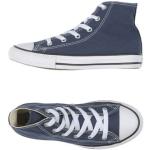 Reduzierte Blaue Converse High Top Sneaker & Sneaker Boots mit Schnürsenkel aus Canvas Gefüttert für Kinder Größe 34 für den für den Winter 