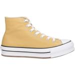 Reduzierte Senfgelbe Converse High Top Sneaker & Sneaker Boots mit Schnürsenkel aus Stoff für Kinder Größe 40 