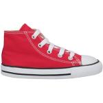 Reduzierte Rote Converse High Top Sneaker & Sneaker Boots mit Schnürsenkel aus Stoff für Kinder Größe 32 