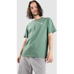 Grüne Bestickte Streetwear Converse T-Shirts aus Baumwolle für Herren Größe L 